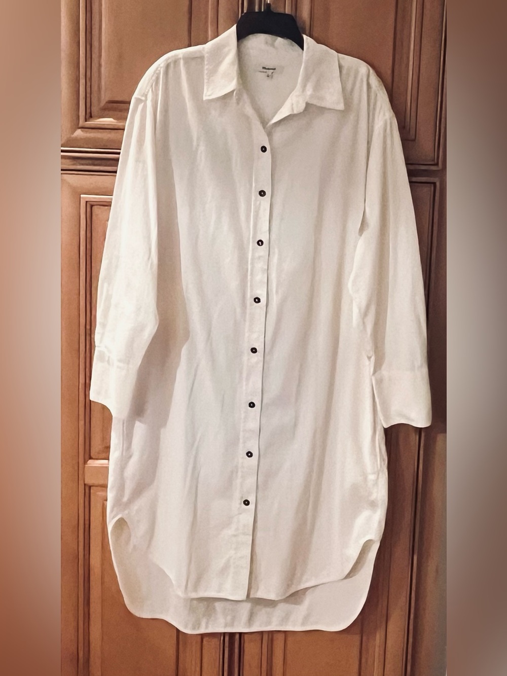NWT Madewell Corduroy Long Sleeve Midi Shirtdress - Picture 5 of 13
